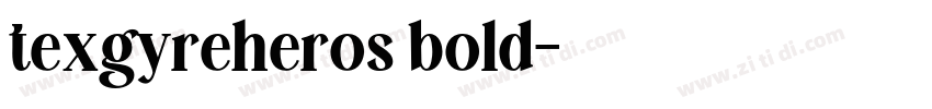 texgyreheros bold字体转换 texgyreheros bold字体转换
